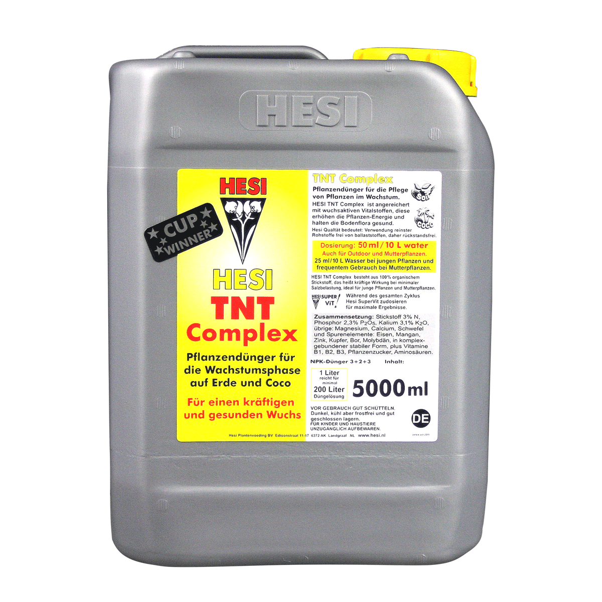 Hesi Dünger TNT Complex 5 Liter Wachstumsdünger